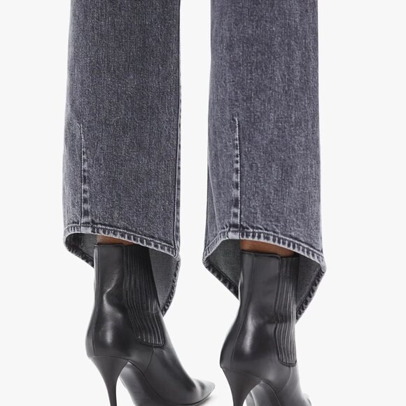 NWT Mother Denim 28 The Dagger Flood In Midnights With Molly - Picture 4 of 8